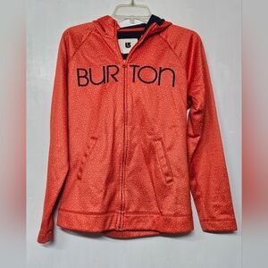 Girls Burton zip up sweatshirt size Large